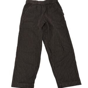 Barena Venezia Pants‎ Womens 38 X Small Brown Striped Trousers Wool